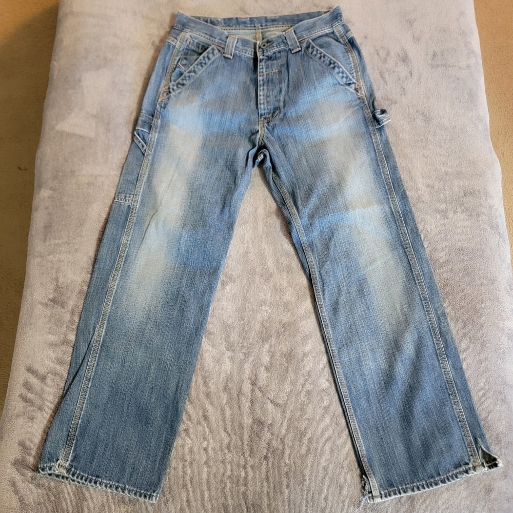 Ralph‎ Lauren Men's Polo Carpenter Loose Fit Jeans Blue Denim, Pocketed, 30x30